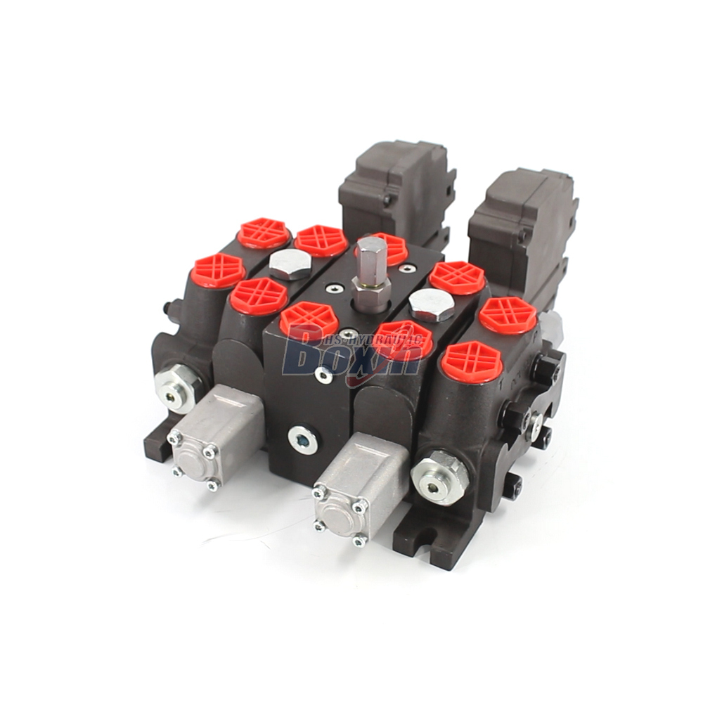 OEM ODM Custom Manufacturing Service for DCV100EMA-YT-JYT-J-K Electric Motor 2 Spool Sectional Directional Valve image